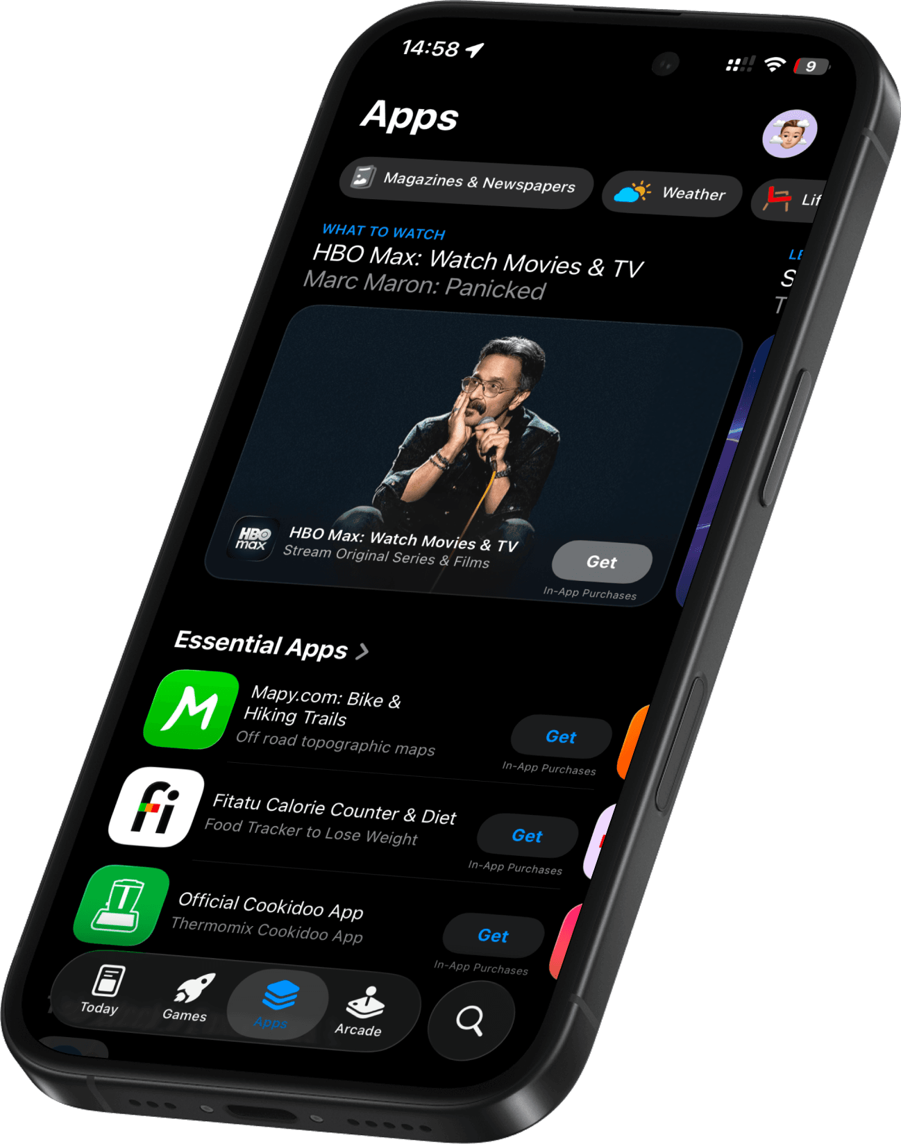 Vorschau einer mobilen Anwendung